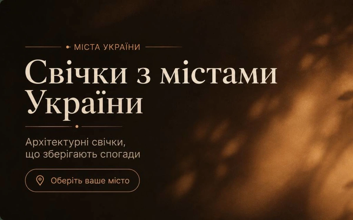 Свічки з містами України